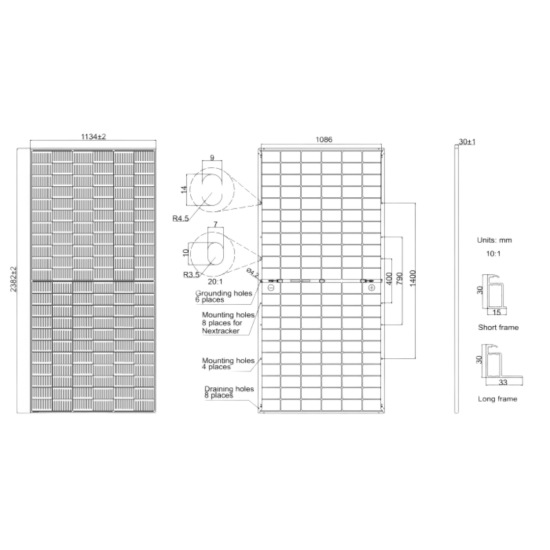 Сонячна панель Ja Solar JAM66D45-615/LB Bifacial